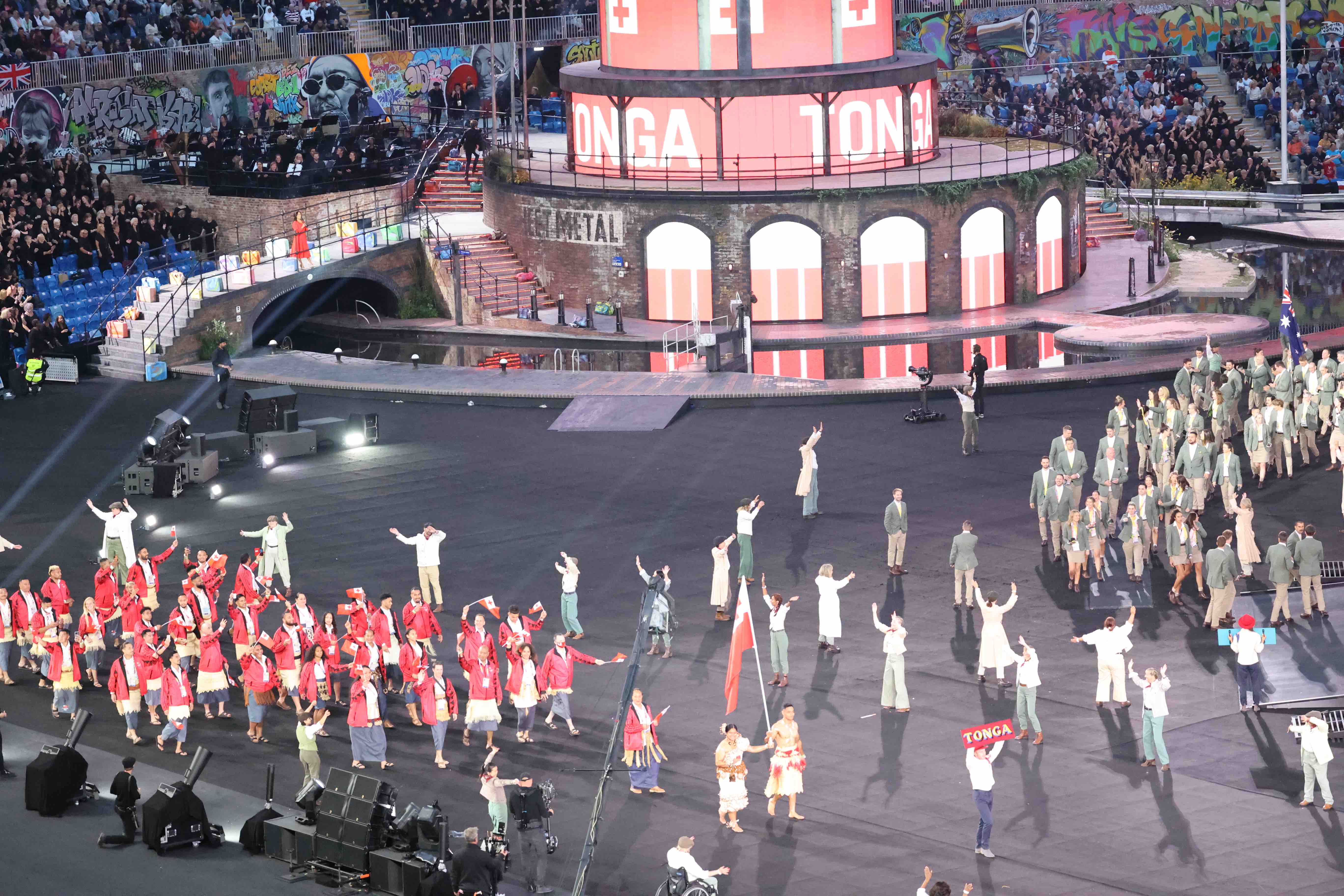 Pacific at the Opening Ceremony of Birmingham 2022 Commonwealth Games